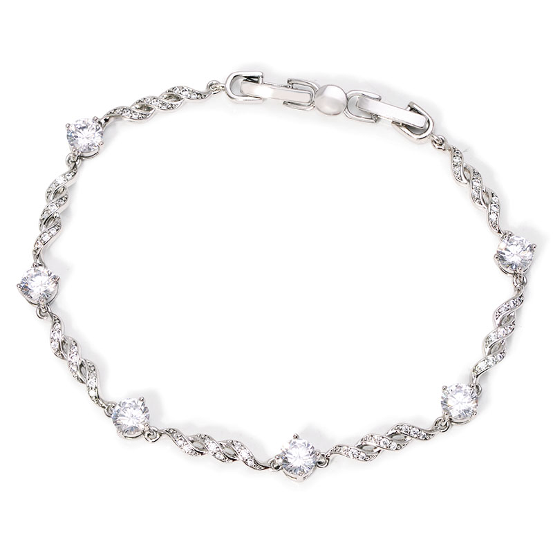 Xcm Chain - MxGxFam-Pulseras de circonita AAA + para