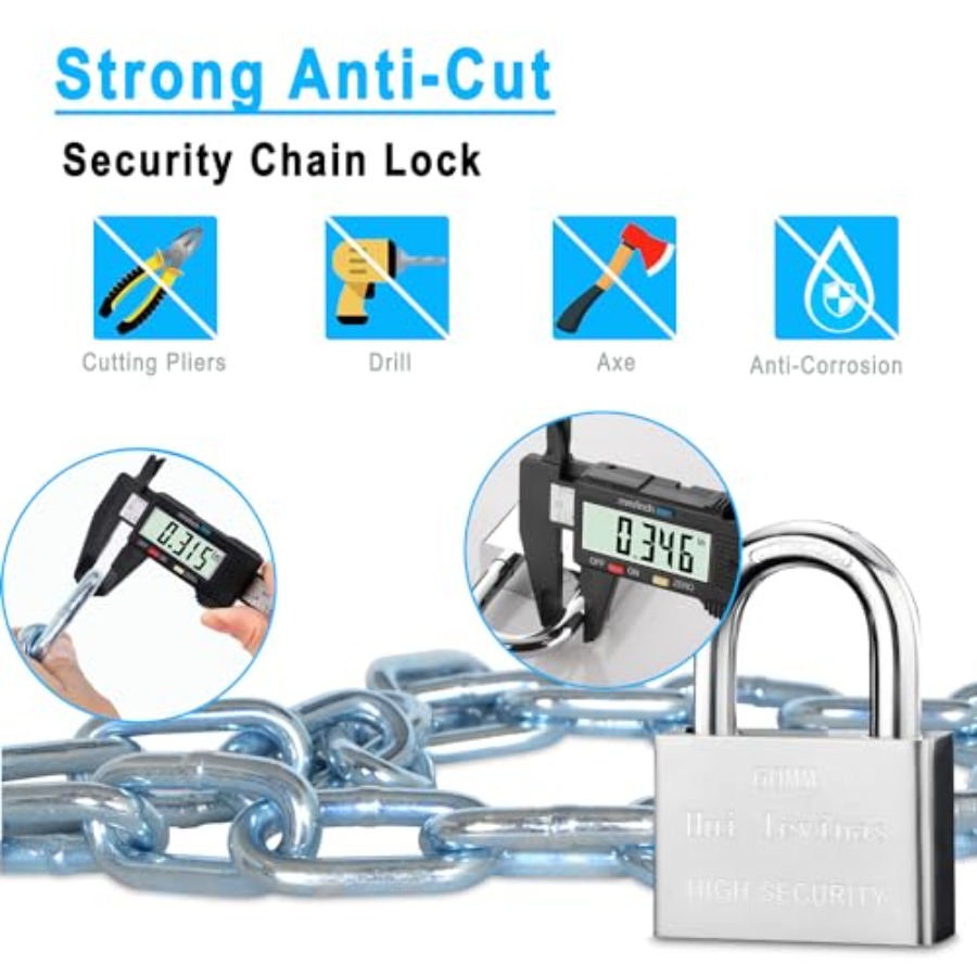 Cadena de seguridad antirrobo  - Bike Chain reseña y precio
