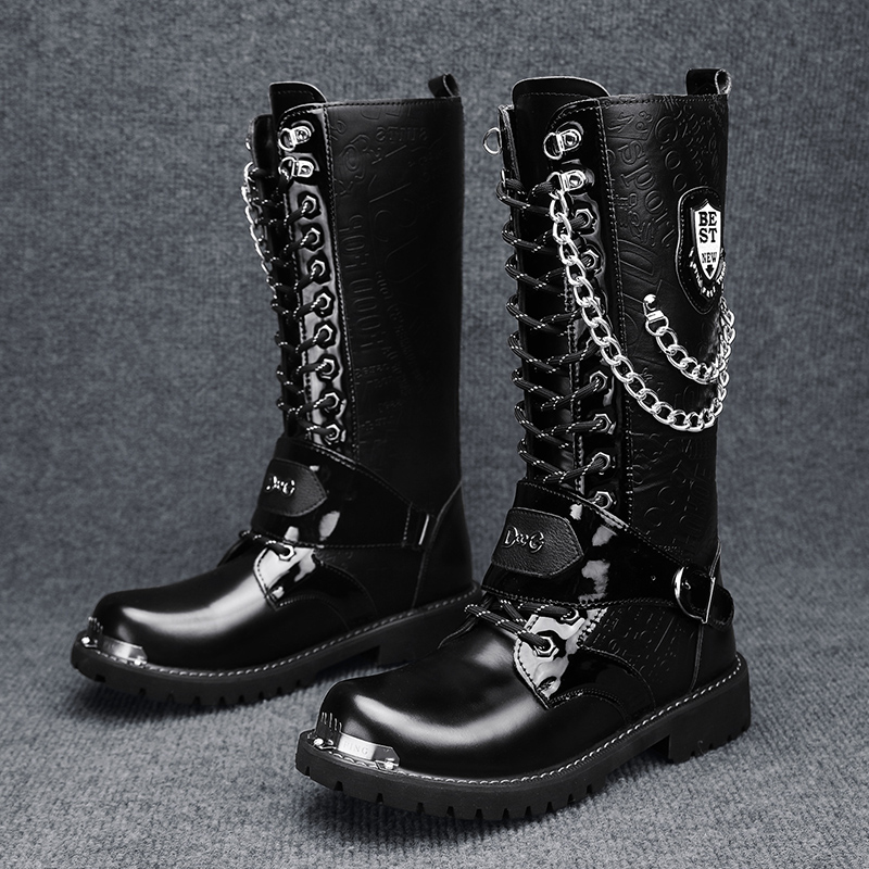 Botas casuales de caña alta pa - Motorcycle Chain reseña y precio