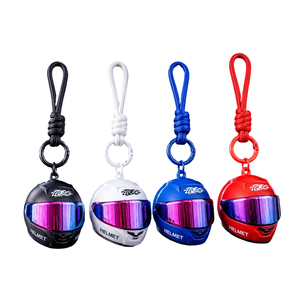 Llavero de casco colorido y ge - Bicycle Chain reseña y precio